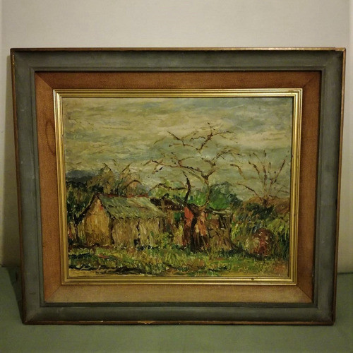 Demetrio Iramain Pintura Óleo Firmado 1950 39 X 48,5 Cm. 1