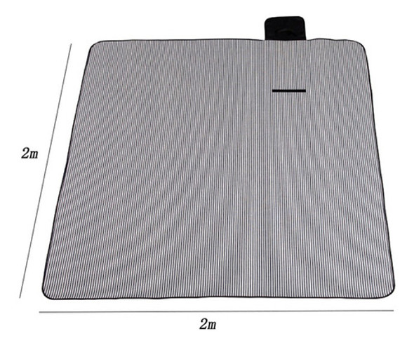 Manta De Picnic Xl Plegable Bolso 2 X 2 M Rayada 1 Manta De Picnic Xl Plegable Bolso 2 X 2 M Rayada 1