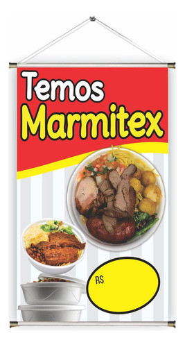 Banner Pronto Prato Feito Ref 336 45x70 Cm (arte Pronta) 0