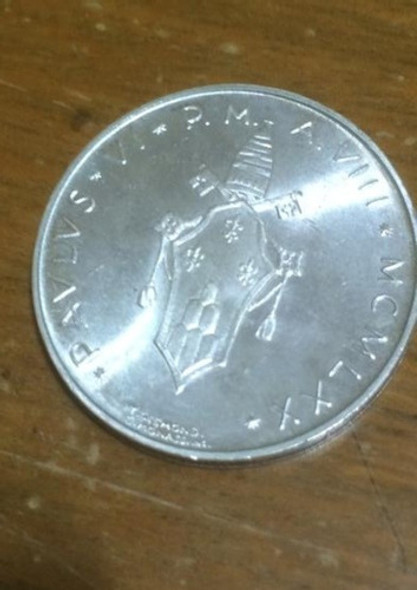 Ciudad Del Vaticano Moneda De 500 Liras Plata Año 1970 1 Ciudad Del Vaticano Moneda De 500 Liras Plata Año 1970 1