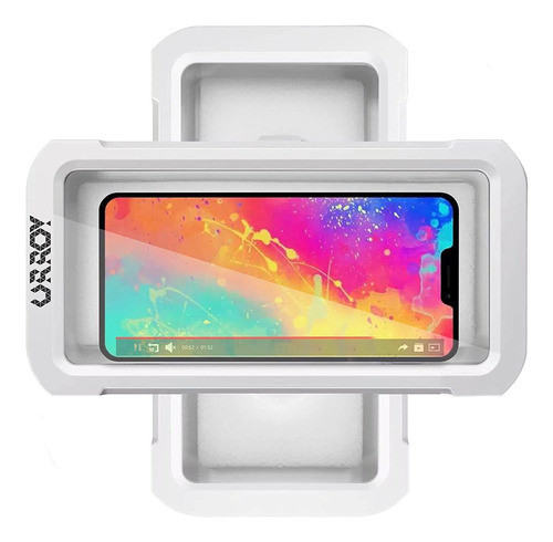 Soporte De Celular 20cm Impermeable Para Ducha Urroy- Blanco 0