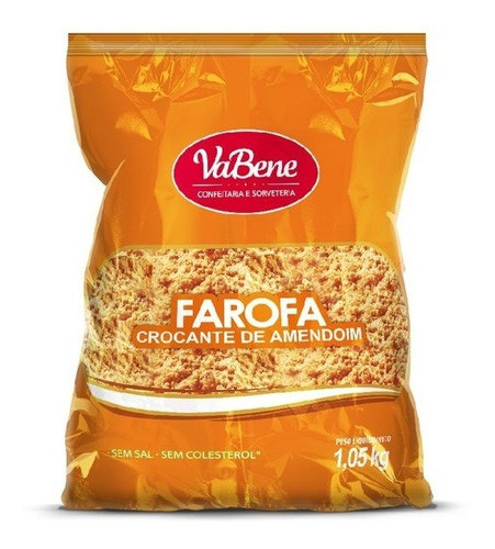 Farofa Crocante De Amendoim Sem Sal Vabene 1,05 Kg 0