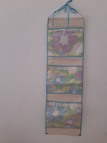 Lote 2 Organizadores De Tela De 3 Divisiones Coloridos 1