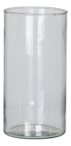 Vaso Vidro Tudo Transparente Cilindrico 14x40 Arranjo Mesa 0
