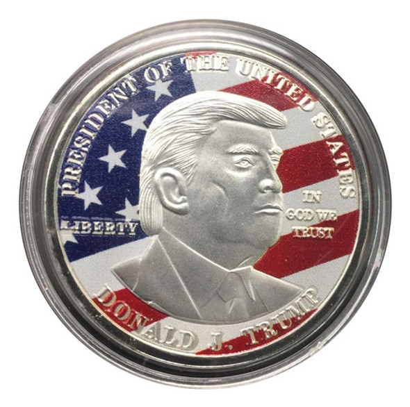 2 Pacote De 2 A 4 Moedas Comemorativas Donald Trump 2 Peças 1