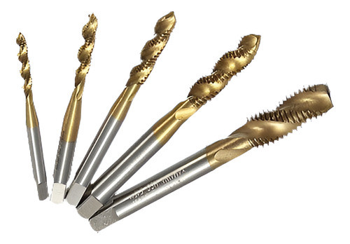 M3 M4 M5 M6 M8 Alta Velocidad Acero Hss Rosca Métrica Espira 0