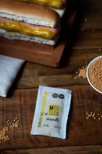 Mostaza Combo Wursen 8 Gr X 3 Cajas De 196 Unidades 1