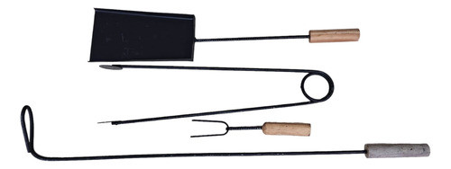 Juego Set Kit De Parrilla Para Asador Parrillero 4 Piezas 0