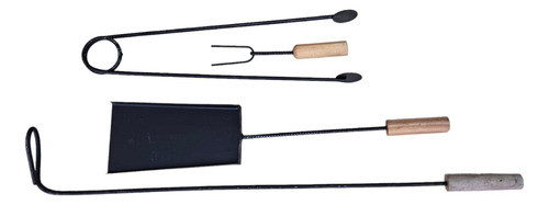 Juego Set Kit De Parrilla Para Asador Parrillero 4 Piezas 1
