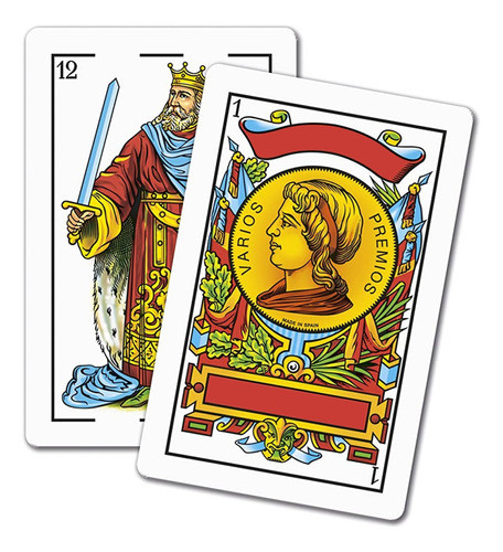 Cartas Estilo Español 50 Naipes Juego De Mesa Para Truco 0