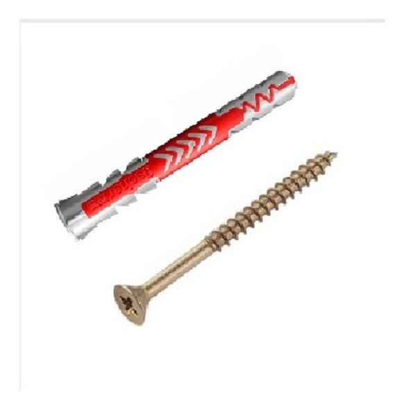 Tarugos Duopower 8x65 Y Tornillos Para Soporte De Tv 0