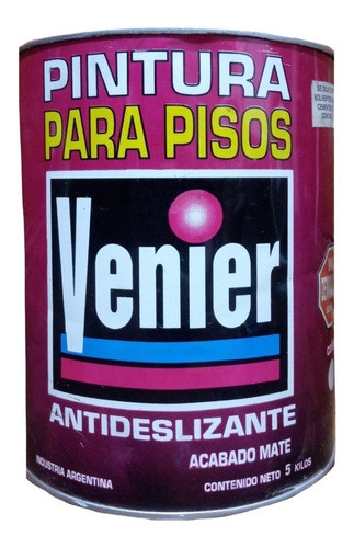 Pisos Antideslizante Vial Blanco Mate Venier 5kg Solo Envio 0