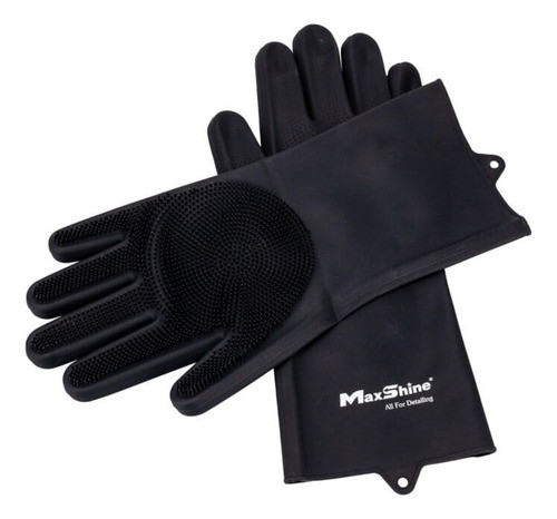 Guantes Silicona Para Lavado De Autos Maxshine 0