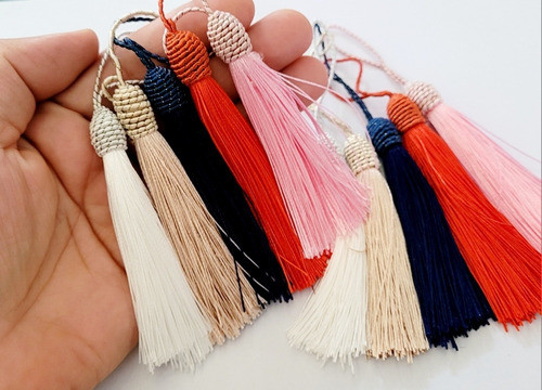 Pompom Tassel Com Tulipa Sortidos 10 Unidades Kit 3 0