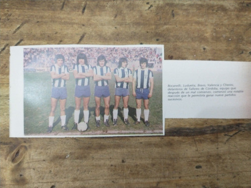 Recorte Talleres Córdoba 1976 Bocanelli Ludueña Bravo Otros 0
