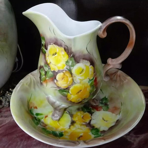 Gomil Em Porcelana Pintado Á Mão - Leia Descrição 0