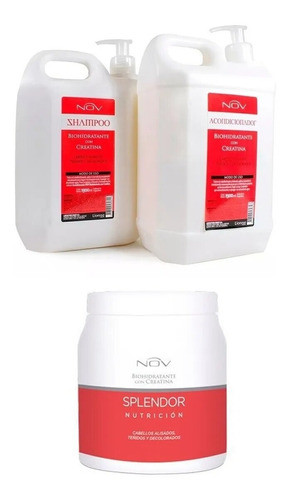 Shampoo Acondicionador Nutrición Biohidratante Creatina Nov 0