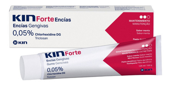 Kit Kin Forte ( Enxaguatório 500ml + Creme Dental 90grs ) 1