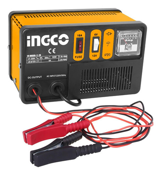 Cargador Baterias 6/12volt Ingco 0