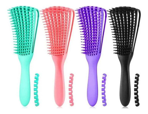 Kit Escova Polvo + Touca De Cetim Antifriz + Faixa Toalhada 1