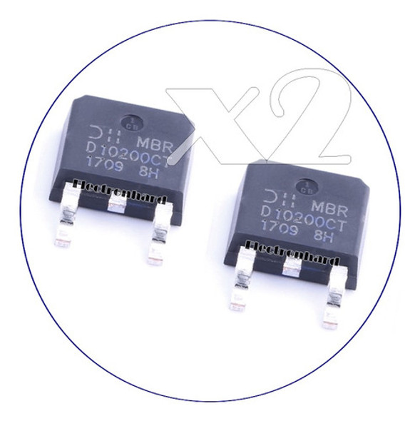 Set X 2 Mbrd10200ct Mbrd 10200 Mbr D10200 = Mbrd 10200d1 1