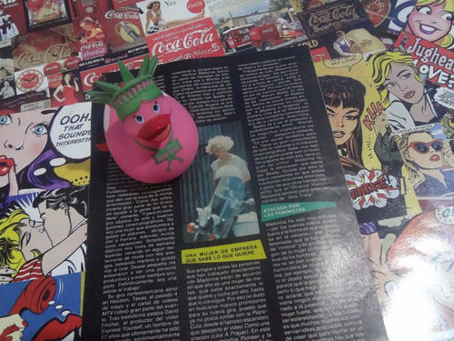 Madonna Clipping La Ambicion De Una Rubia David Bowie 1