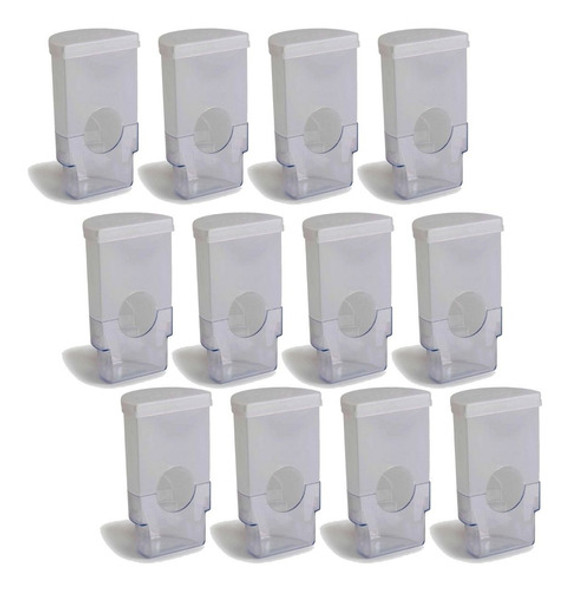 Extensor Semente Comedouro Meia Lua Pássaros Kit 12unid 0 Extensor Semente Comedouro Meia Lua Pássaros Kit 12unid 0
