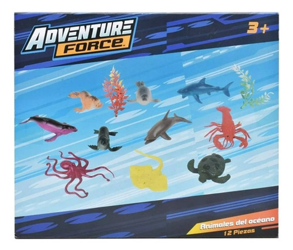 Set De Animalitos Del Mar Adventure Force 12 Piezas 1 Set De Animalitos Del Mar Adventure Force 12 Piezas 1