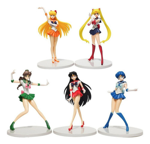 5 Peças De Bonecos De Ação Sailor Moon, Modelo, Brinquedo, B 1