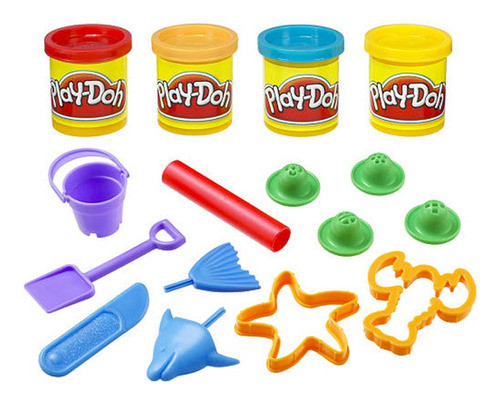 Play-doh Mini Balde Beach Creations - Mosca 0