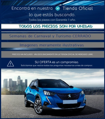 Amortiguador Delantero Derecho Peugeot 207 Eurorepar 1