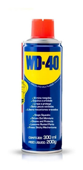 Wd40 Spray Produto Multiusos - Desengripa Lubrifica 300ml 0