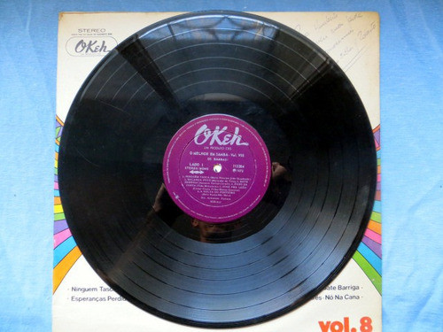 O Melhor Em Samba Vol 8, Os Bambas, Vinilo Lp 1
