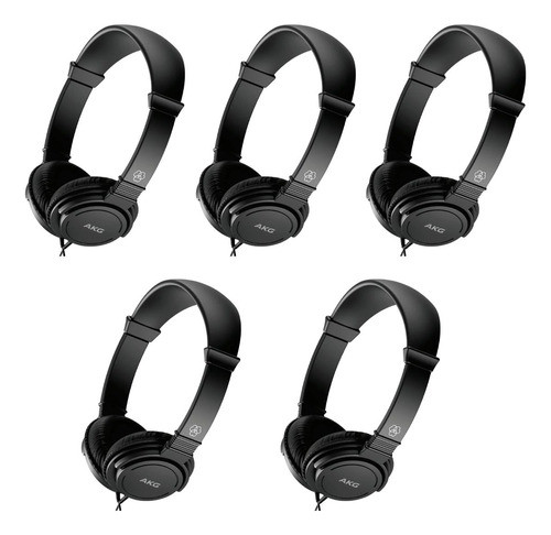 Kit Com 5 Fones De Ouvido Akg K21 Profissional Headphone 0