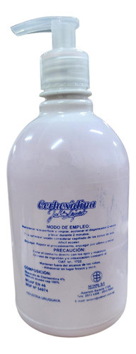 Jabón Con Clorhexidina 4%. 500cc 1