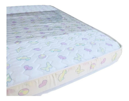 Colchon Almohadon Catre  70x30x6 Arco Iris El Mejor 1