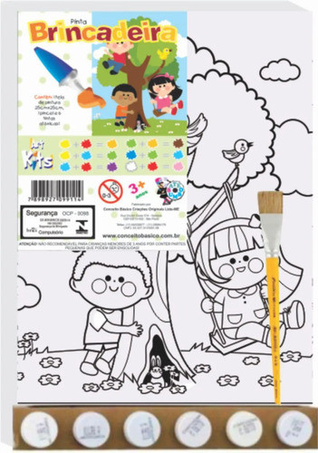 Tela De Pintura - Brincadeira - Kit Pintura 0