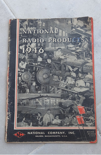 Antigua Revista National Radio Products 1946 U.s.a. 0