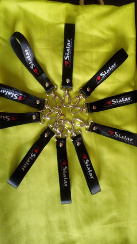 Llaveros Cintas 30cm Negros Personalizados X 100 Uni 0