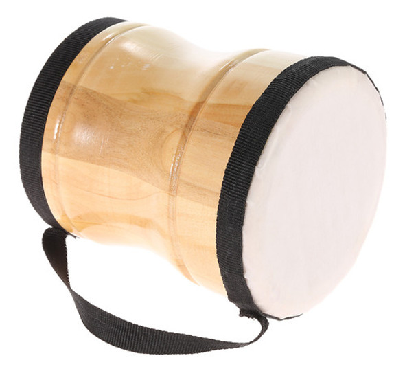 Bongos Children Instrument Kids Strap Drum Toy Wood With 1