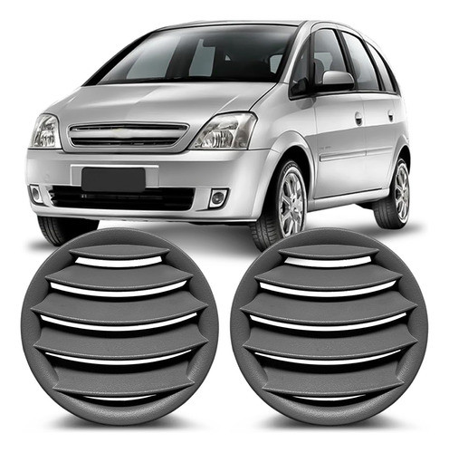 Par Difusor Grade Saída Ar Painel Sup Meriva Joy Maxx 02/12 0