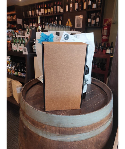Estuche De Carton Vacio. Capacidad Para 2 Botellas 1