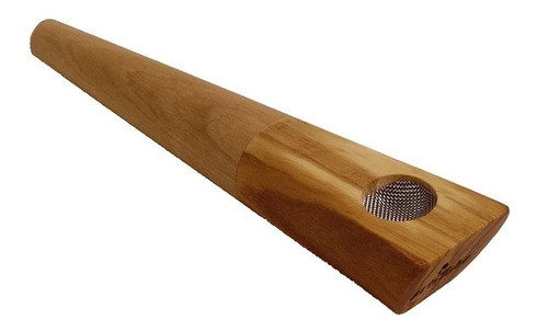 Cachimbo De Madeira De Oliveira Actitube 2 Partes Com Bolsa 0