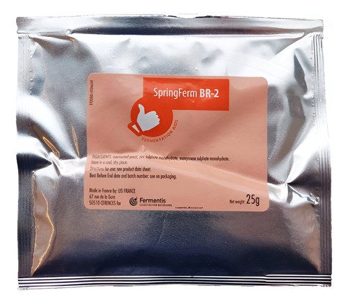 Nutriente De Levadura Springferm Br2 X25gr 0