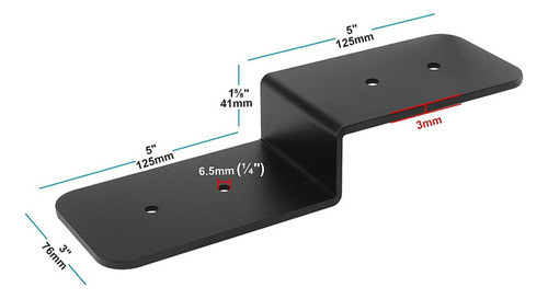Ss 4 Unidades De Poste Para Z Suportes Deck Joist Placa De 1