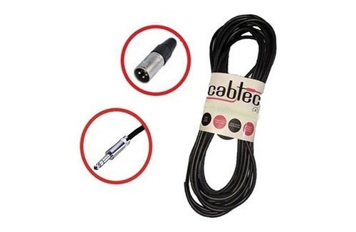 Cable Xlr Macho A Plug Stereo 9 Mtrs Cab-tec Neutrik Audio 0