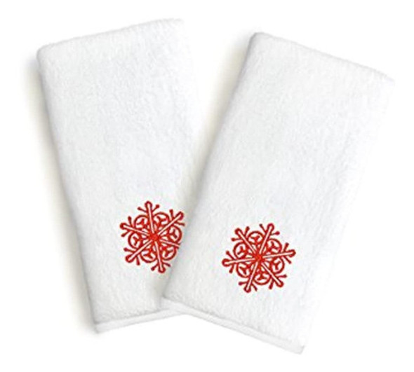 Linum Home Textiles St00-2ht-63-flk Toallas De Mano Red Snow 0