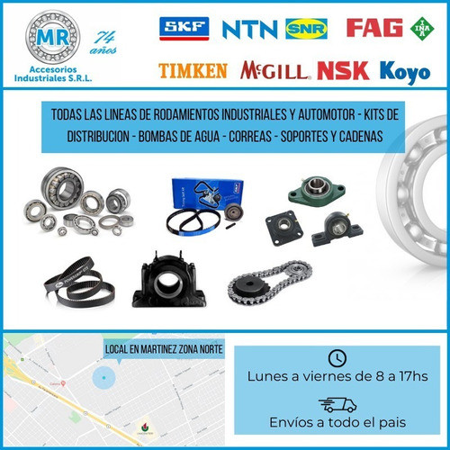 Rodamiento 1306 Ektn9 Cónico - Skf (30mm X 72mm X 19mm) 1