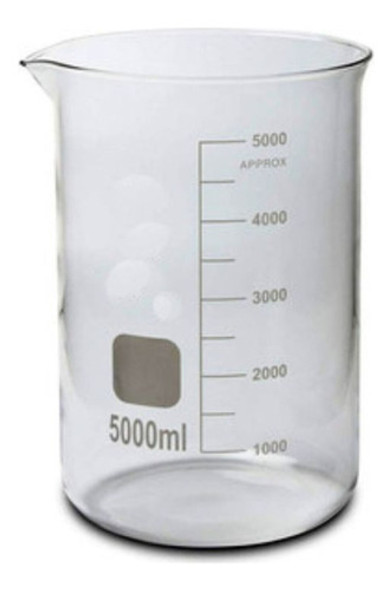 Vaso Bohemia 5000 Ml Vidrio Graduado 0 Vaso Bohemia 5000 Ml Vidrio Graduado 0
