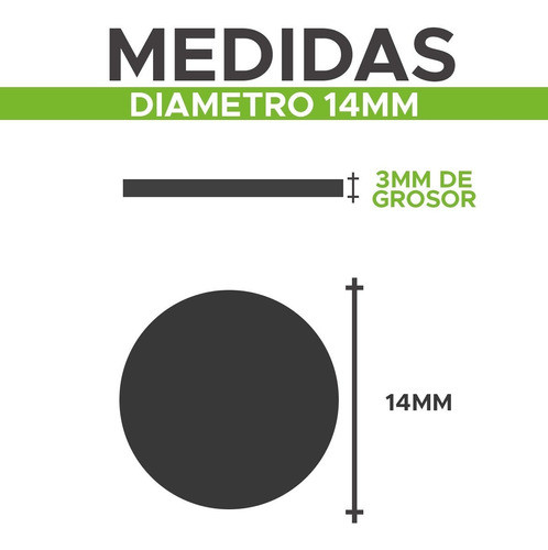 Iman Ceramico Redondo Pastillas 14x3mm Dos Polos X500u 1